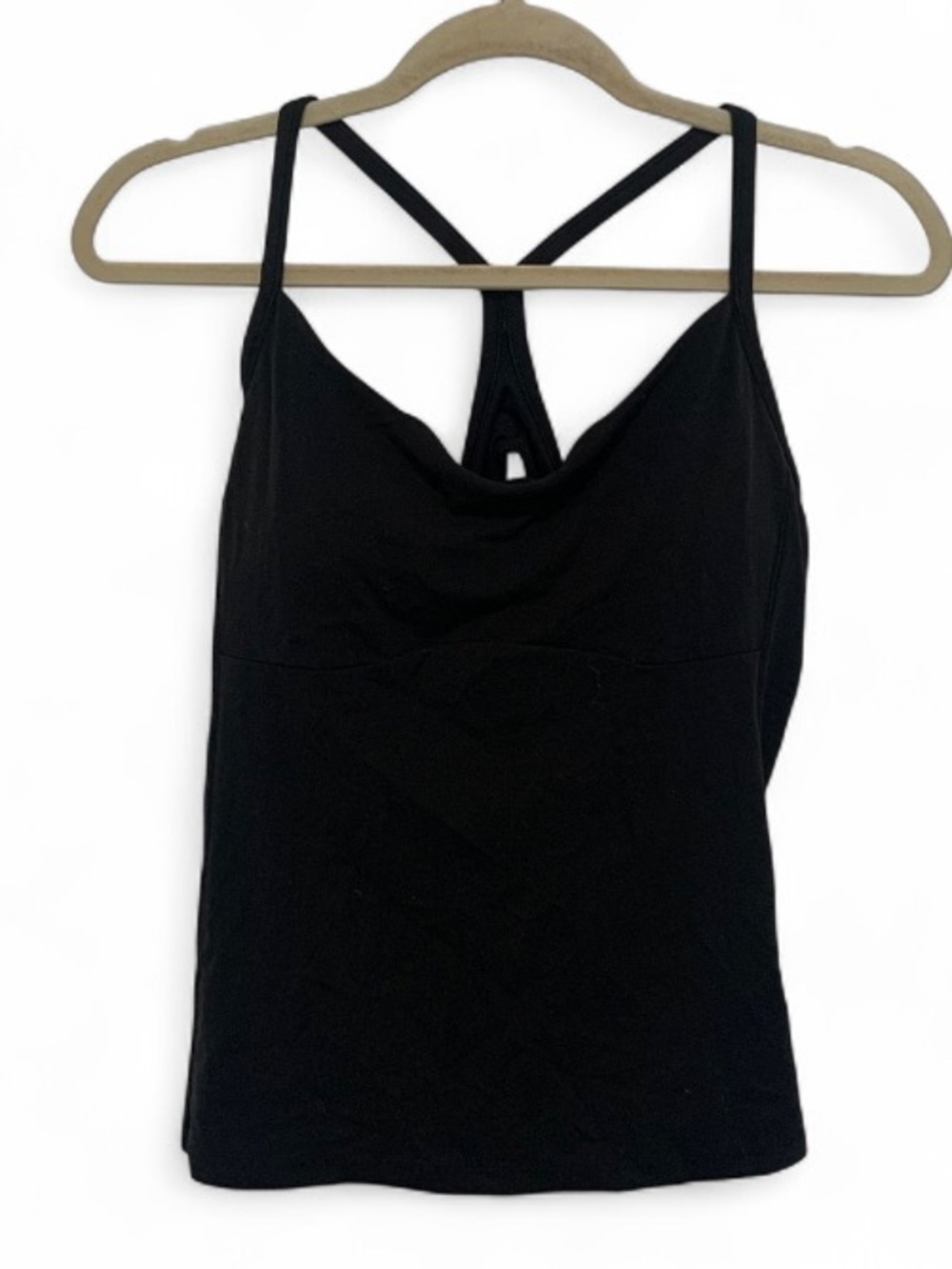 Athleta Vital Black Strappy Tank Top